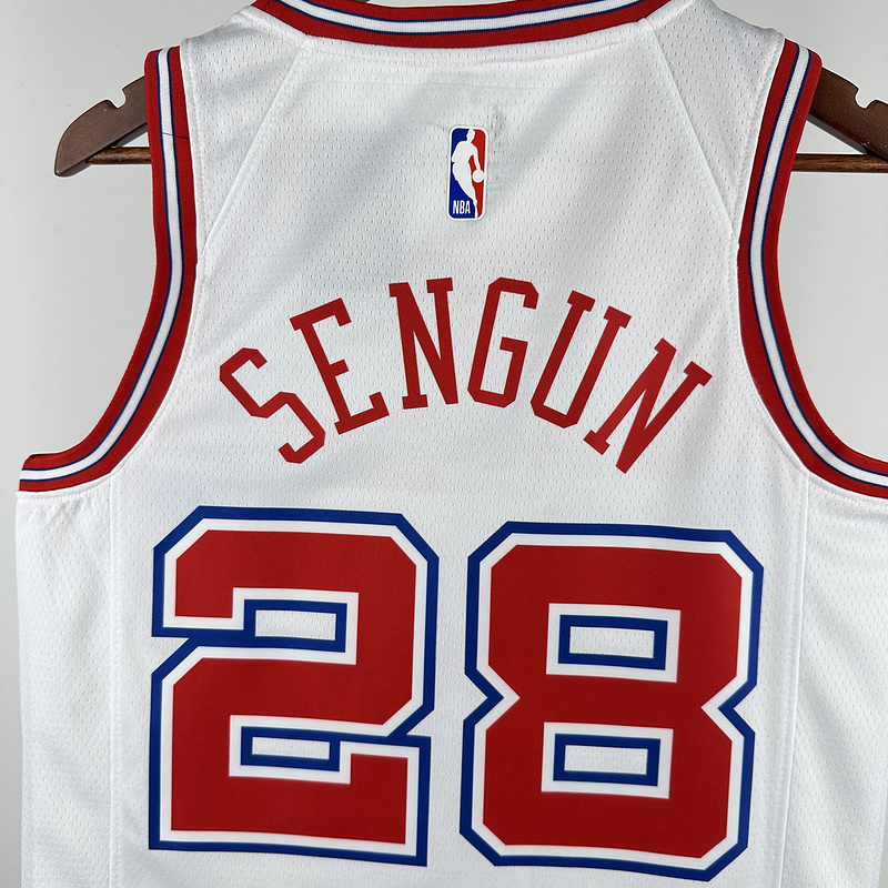 2024 NBA Houston Rockets 28 SENGUN Basketball Jersey