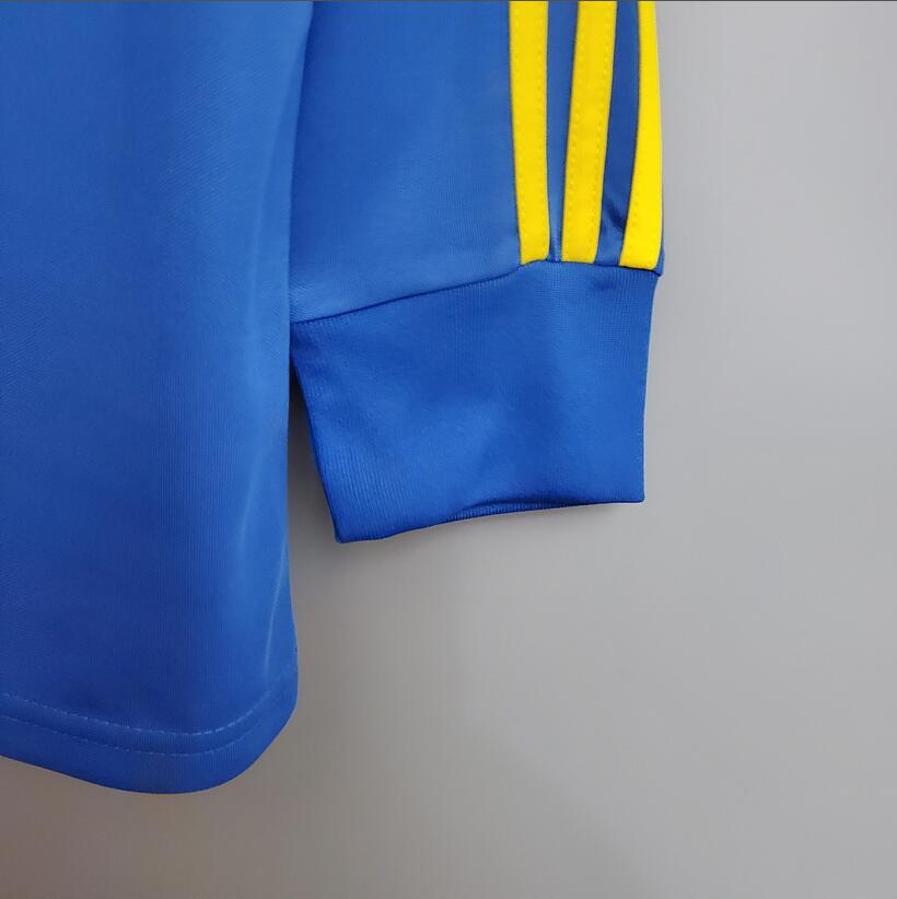 Retro 1981 Boca Juniors Long sleeve  home Football jersey Retro