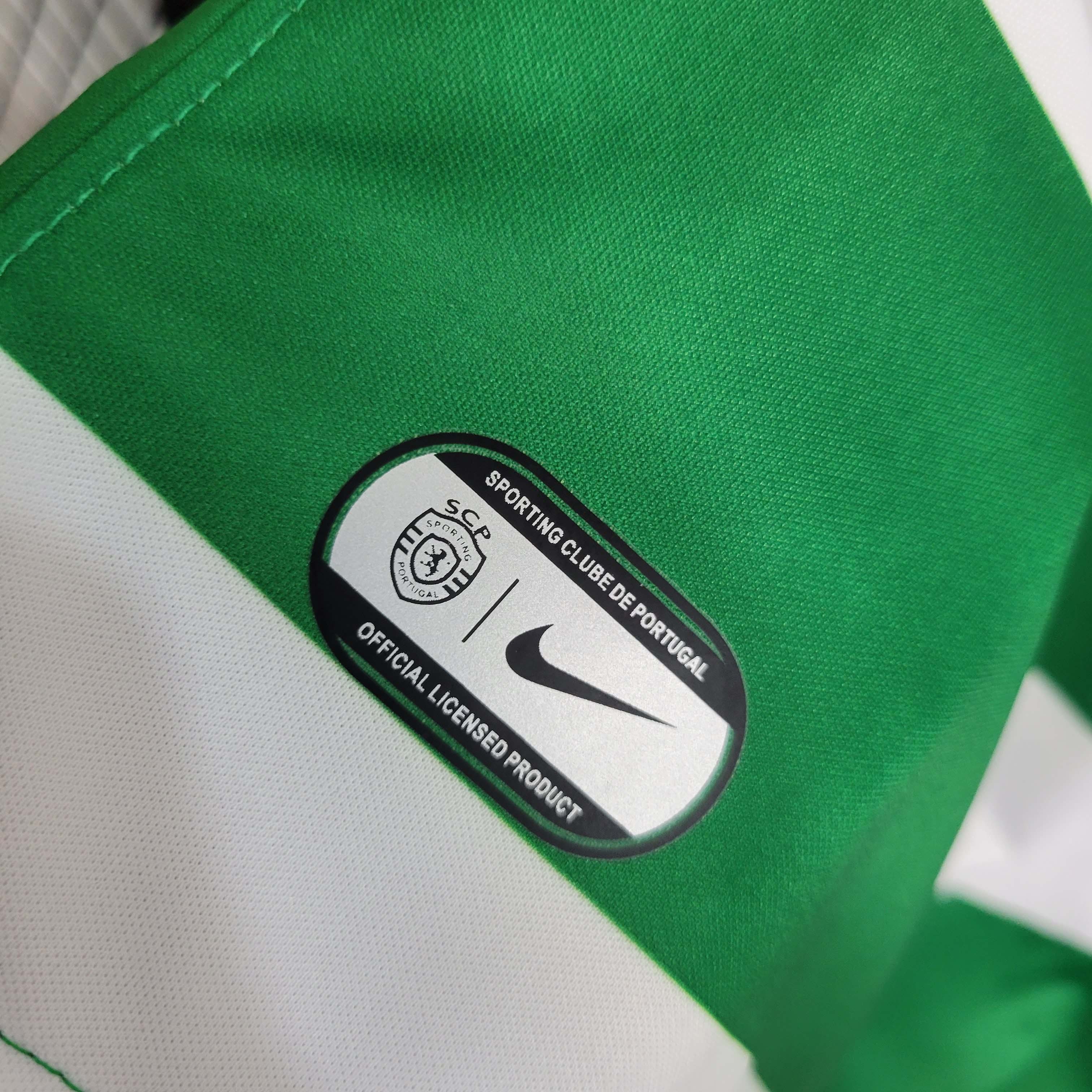 2023-24 Sporting Lisbon Home Football Shirt