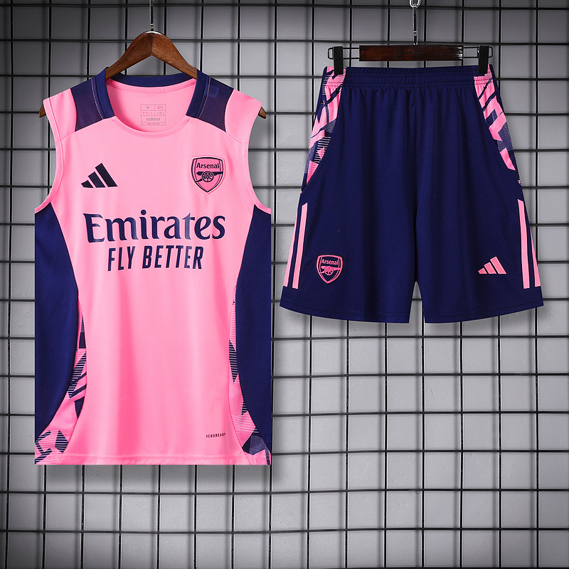 2024-25 season Arsenal Black Sleeveless Vest Training Wear