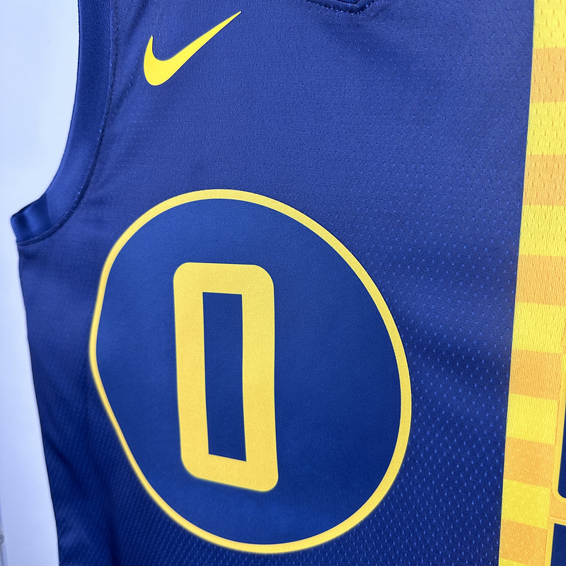 2018 NBA Indiana Pacers 0 HALLIBURTON Basketball jersey