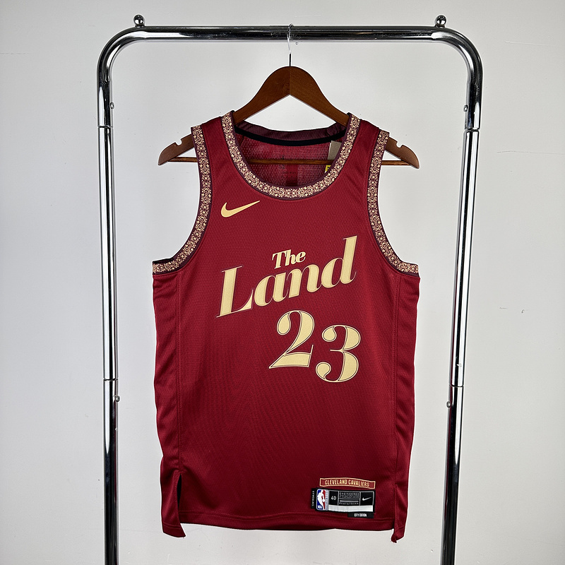 2024 NBA Cleveland Cavaliers (23 JAMES) Basketball Jersey