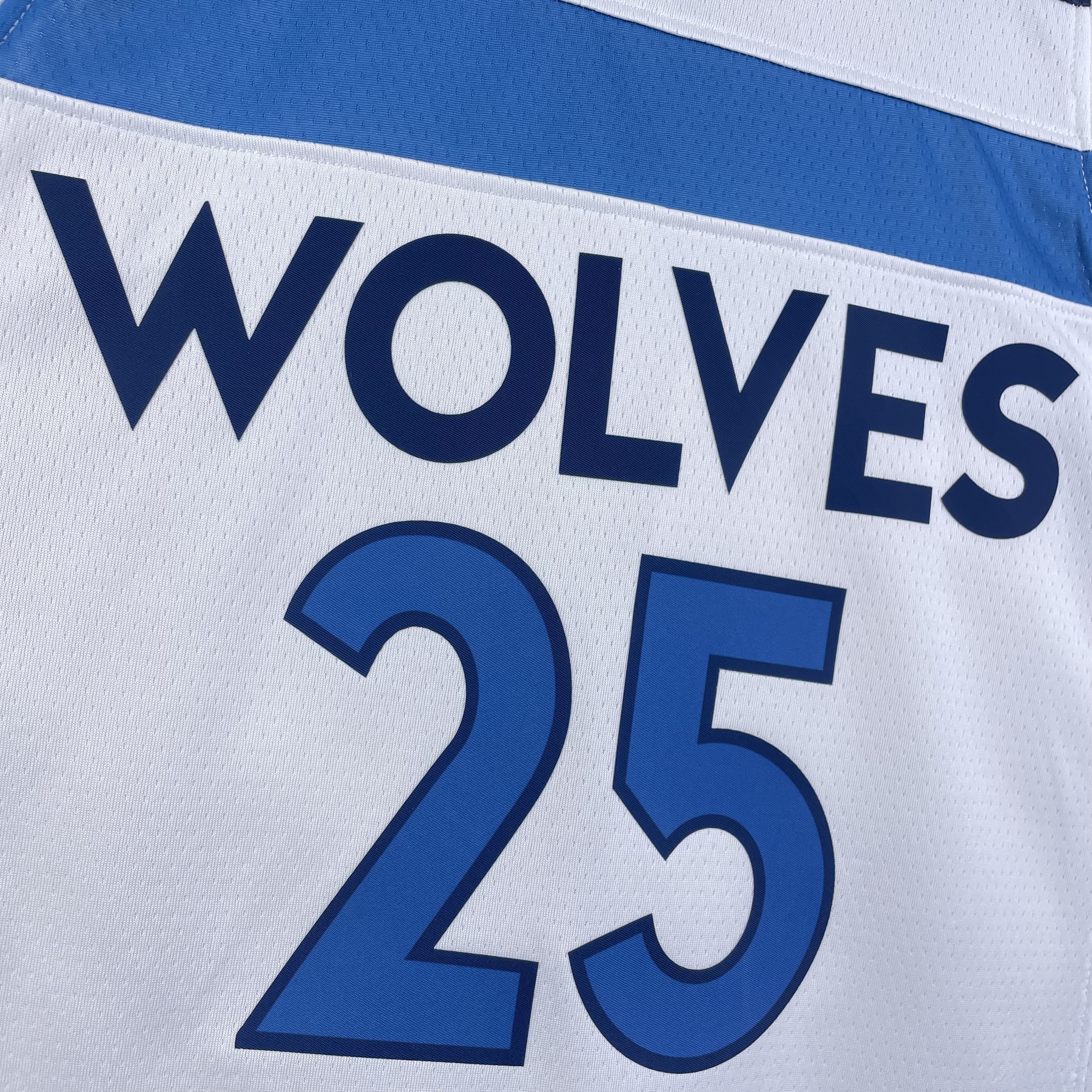 2023 NBA Minnesota Timberwolves 25 Rose Basketball Jersey