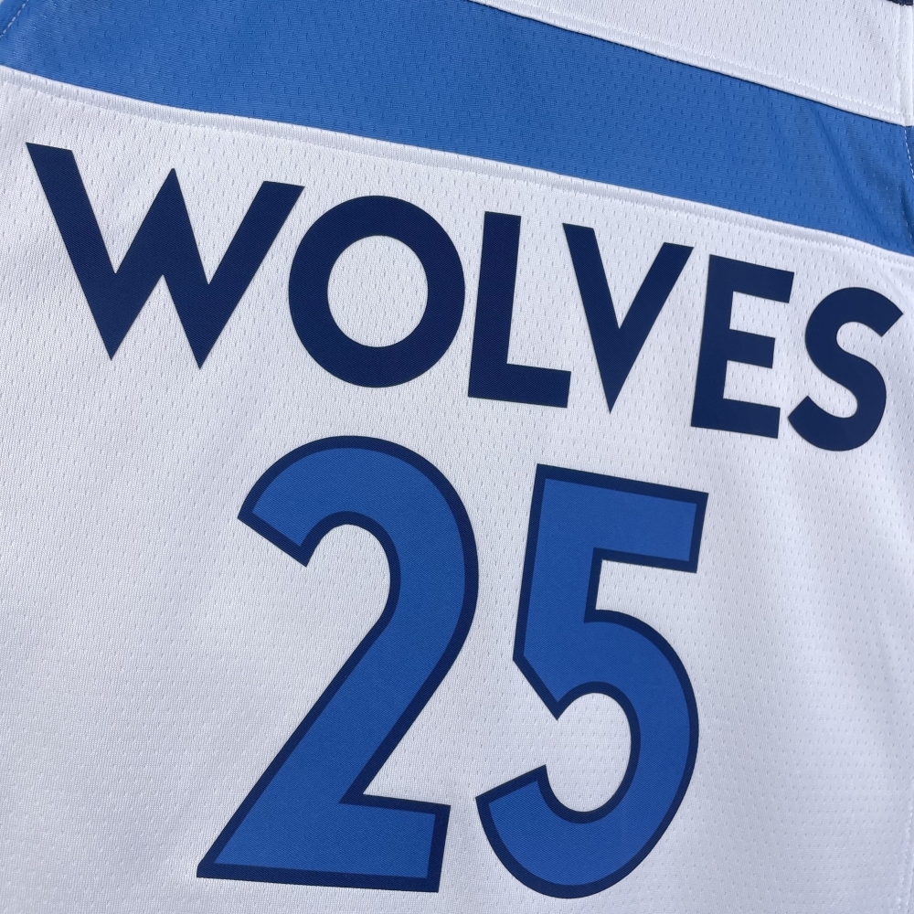 2023 NBA Minnesota Timberwolves 25 Rose Basketball Jersey