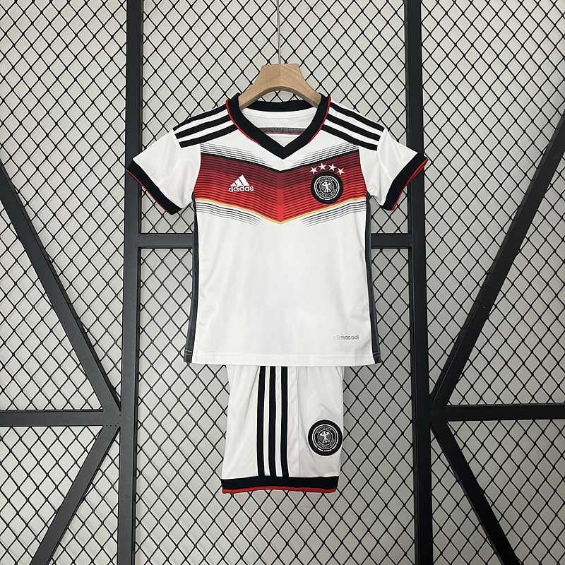Retro kids 2014 Kids Germany Home Özil KLOSE MULLER GOTZE REUS Football jersey retro