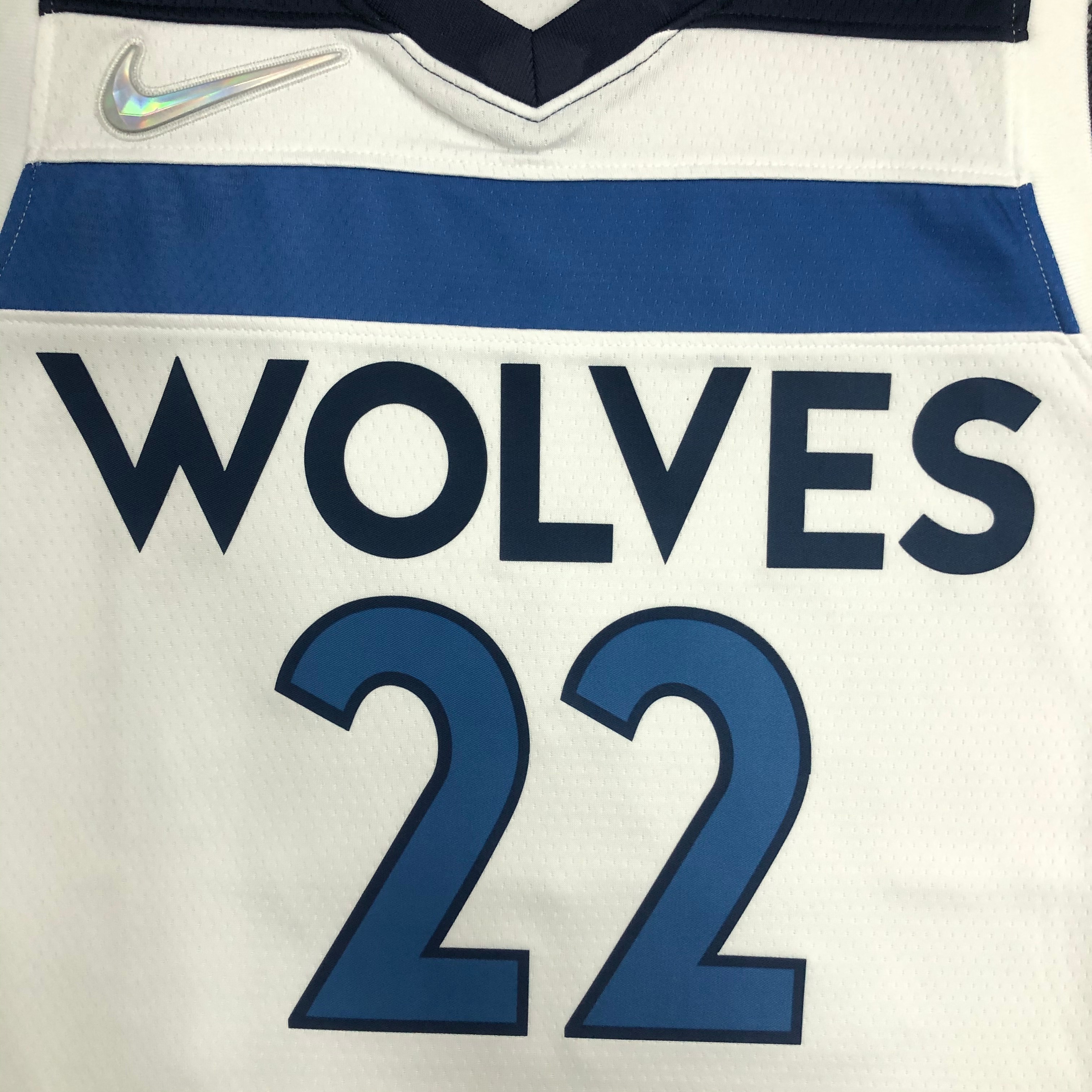 NBA 75th Anniversary Minnesota Timberwolves 22 Wiggins Basketball Jersey