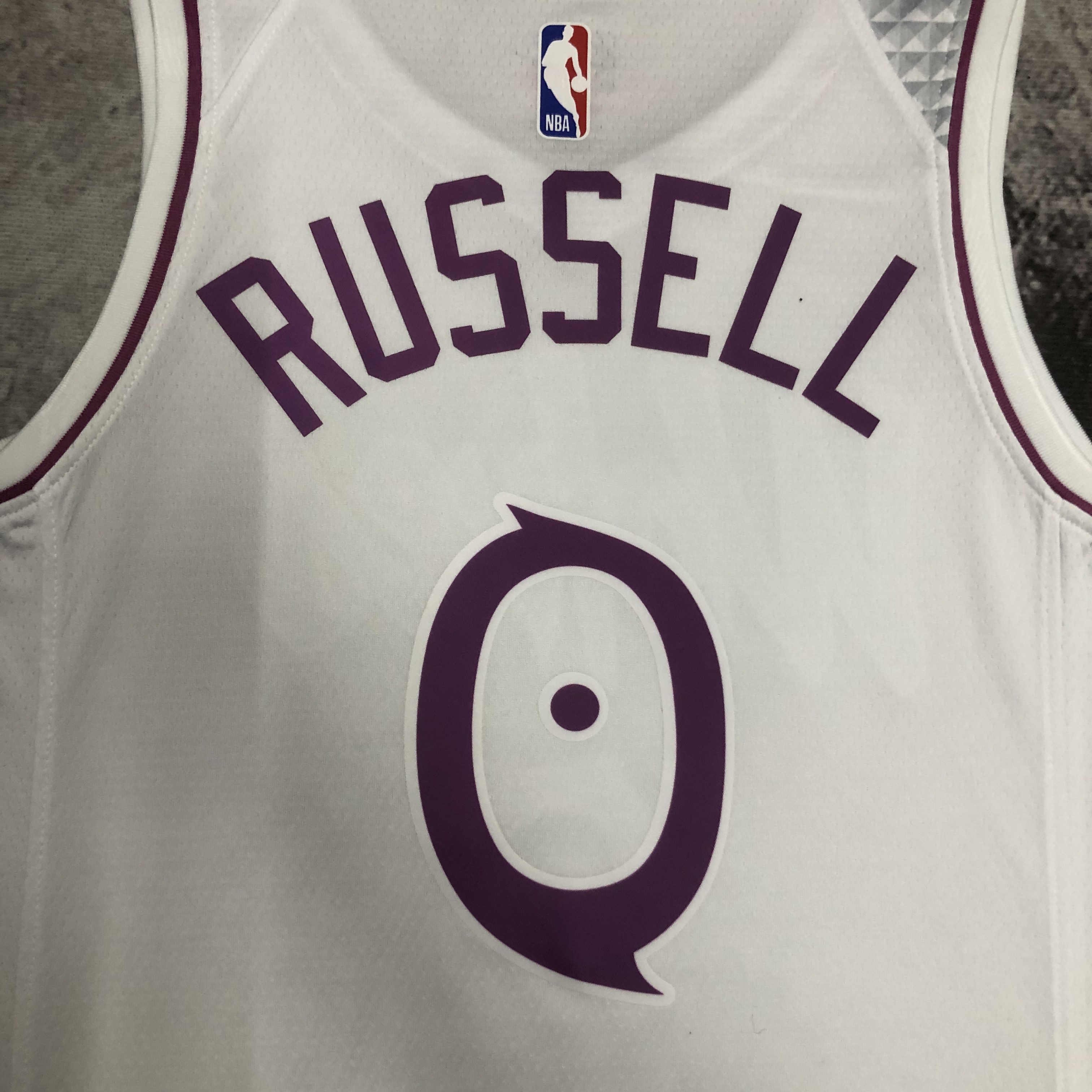 NBA Minnesota Timberwolves 0 Russell Basketball Jersey