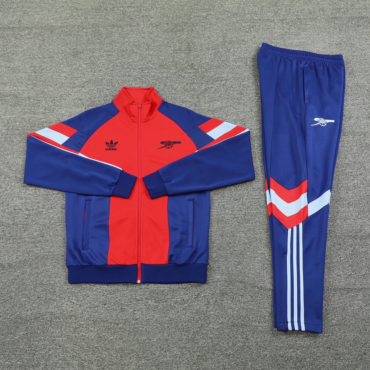 2024-25 Arsenal 06 Red and Blue Jacket Set S-2XL