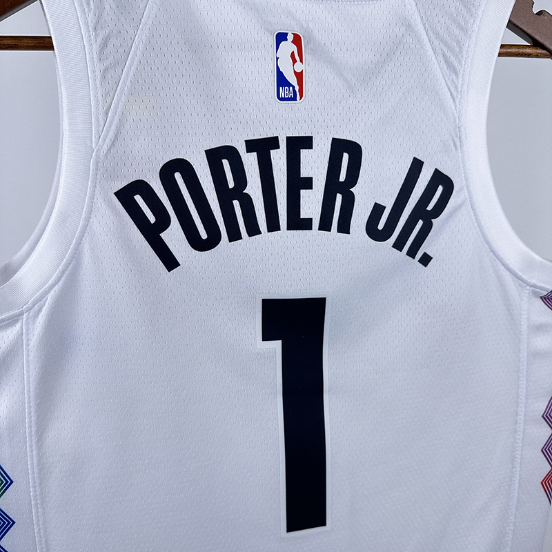 2025 NBA Denver Nuggets 1 PORTER JR. Basketball Jersey