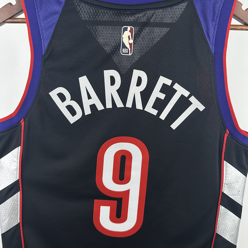 2024 NBA Toronto Raptors 9 BARRETT Basketball Jersey