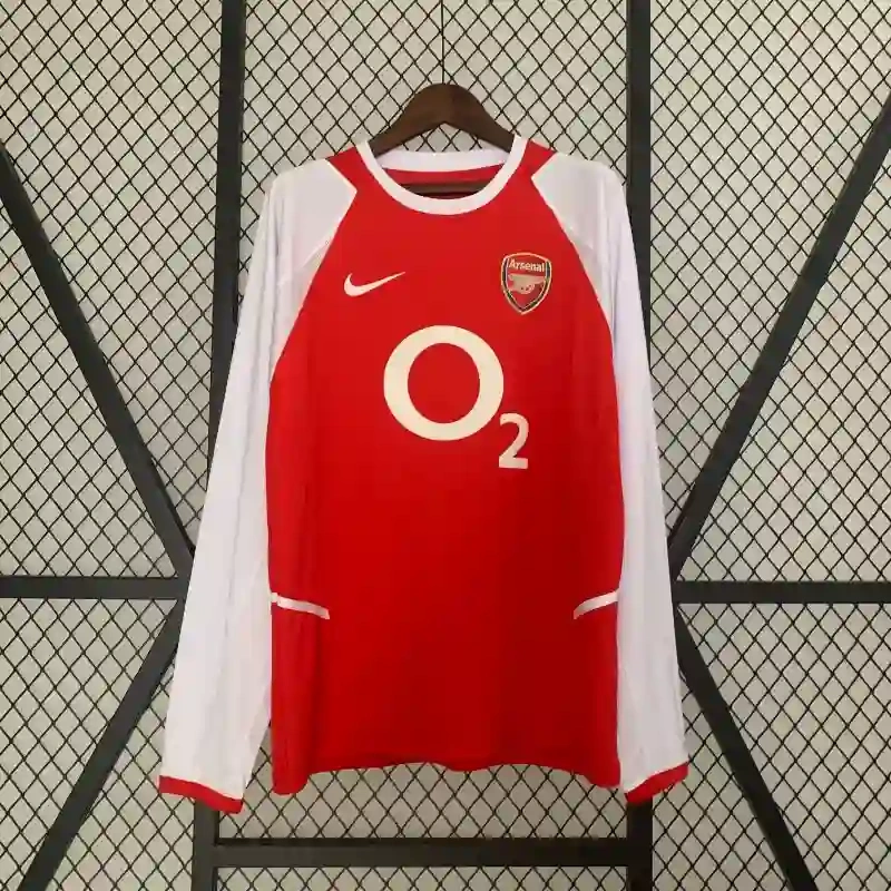 Retro 2002-04 Arsenal home  BERGKAMP ADAMS HENRY Football jersey retro