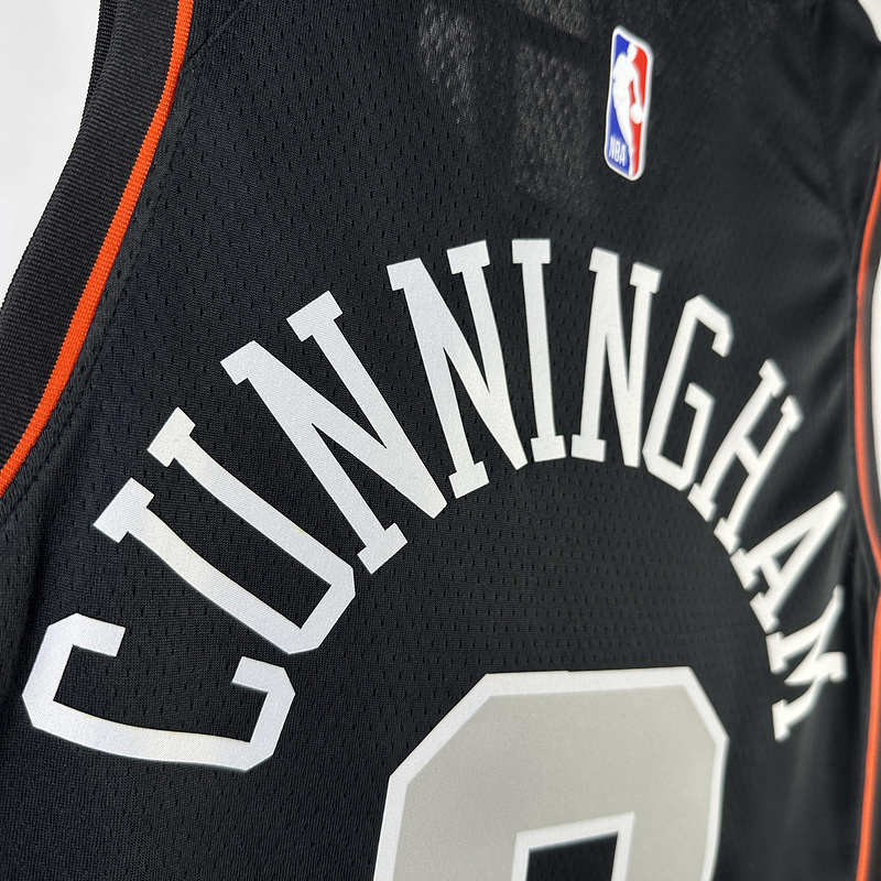 2024 NBA Detroit Pistons 2 CUNNINGHAM Basketball Jersey
