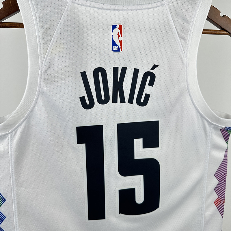 2025 NBA Denver Nuggets 15 JOKIC Basketball Jersey