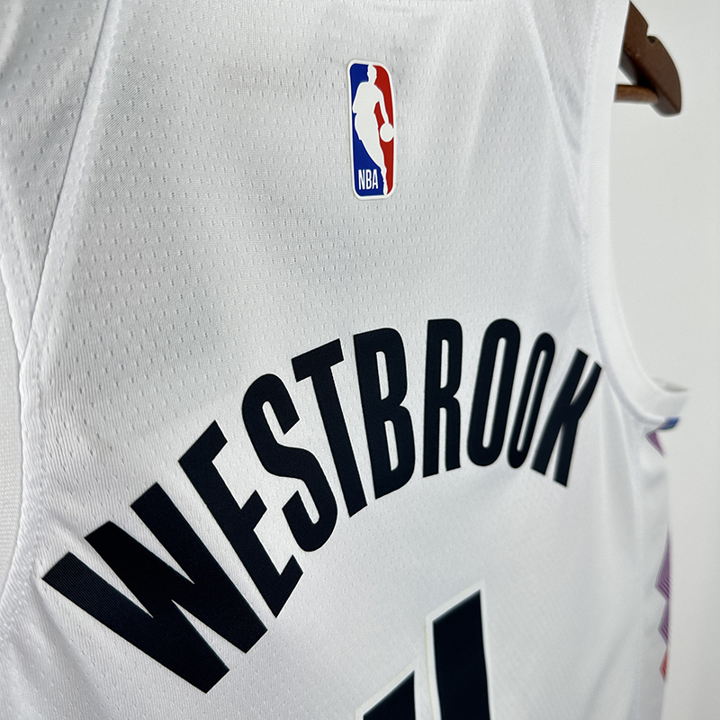 2025 NBA Denver Nuggets 4 WESTBROOK Basketball Jersey