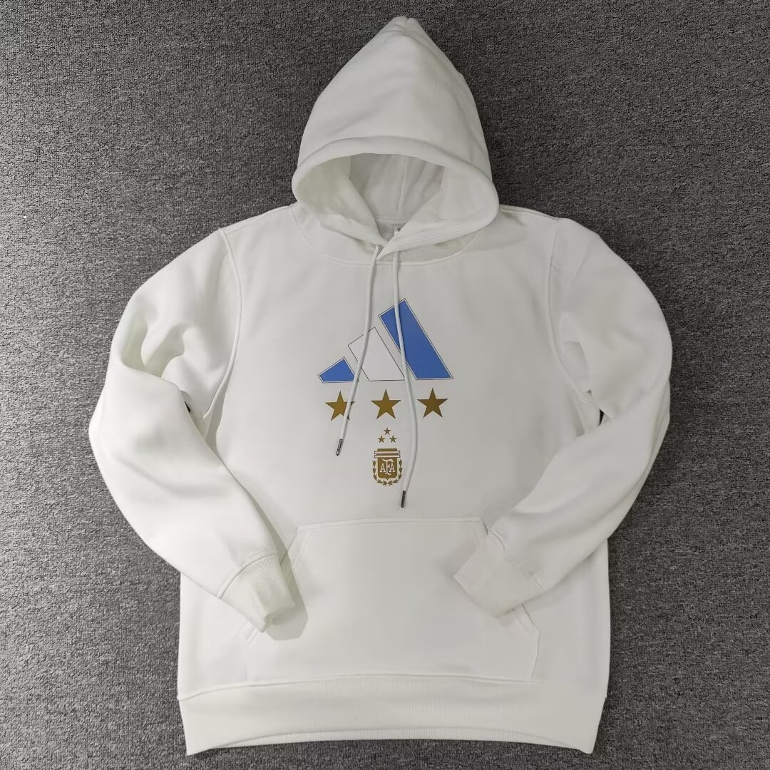 2024/25 Messi Argentina Casual Sweater White