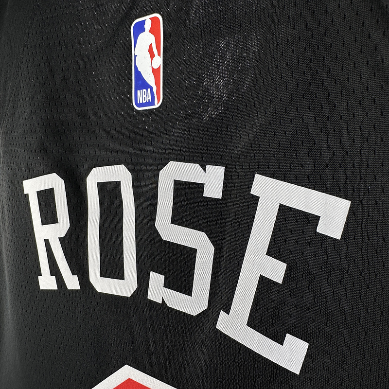 2024 NBA Chicago Bulls 1 ROSE Basketball Jersey