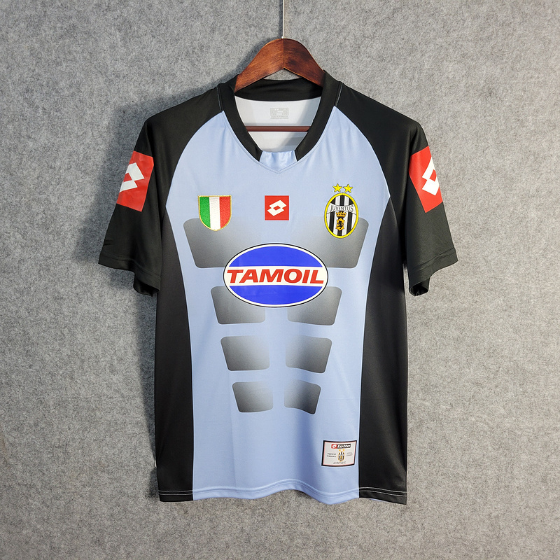 Retro 2002-03 Juventus goalkeeper away Retro Football jersey retro