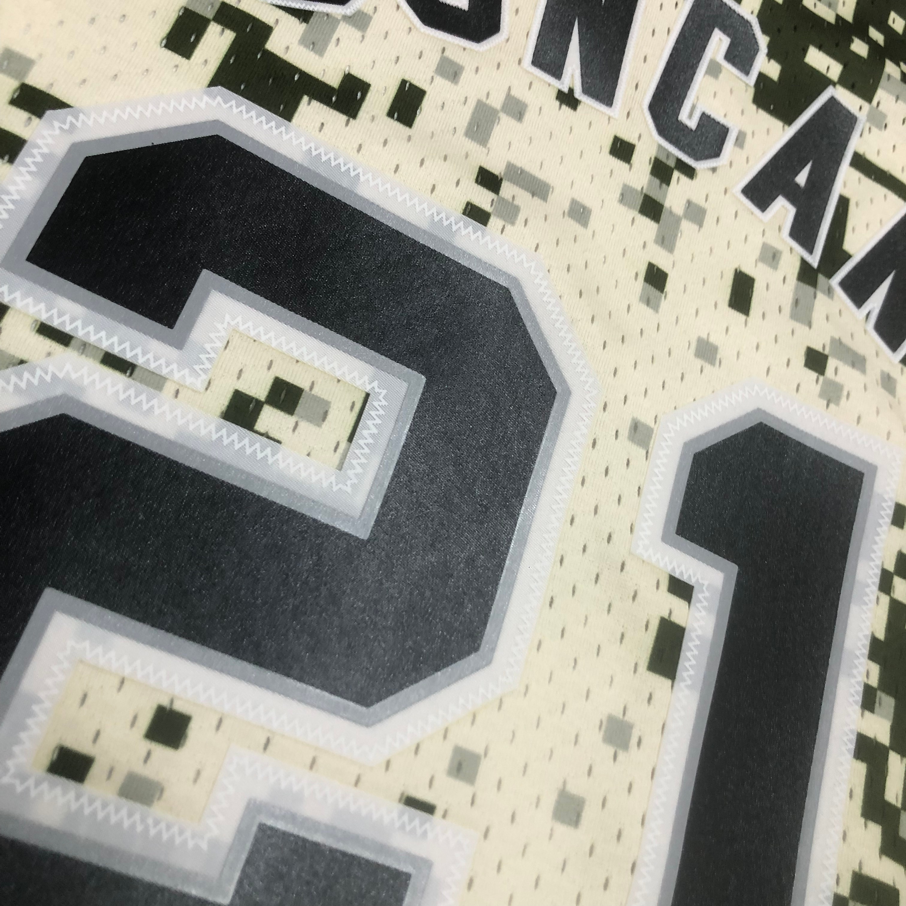 MN Jersey San Antonio Spurs 13-14 Season Camouflage No. 21 Duncan