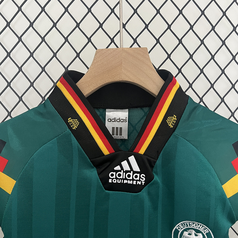Retro kids 1992 Kids Germany away Völler Football jersey retro
