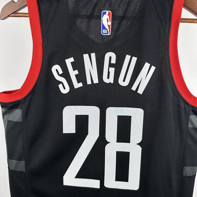 2024 NBA Houston Rockets 28 SENGUN Basketball Jersey