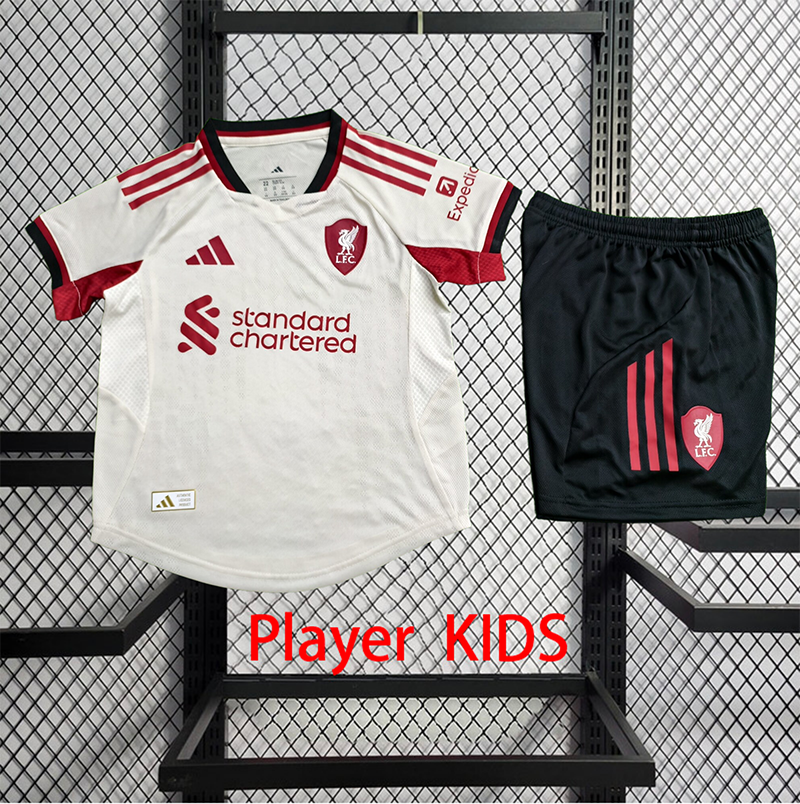 Player 2025-26 Liverpool Away Kids Football jersey