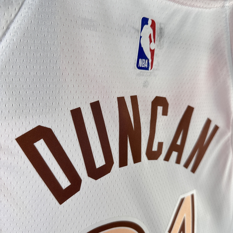 2024 NBA San Antonio Spurs 21 DUNCAN Basketball Jersey