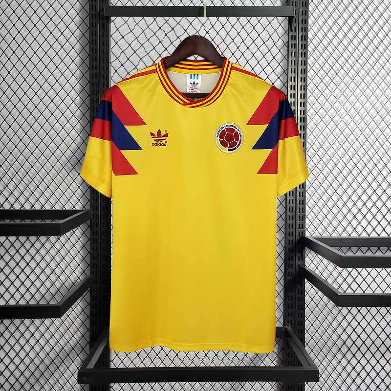 Retro 1990 Colombia home Football jersey retro