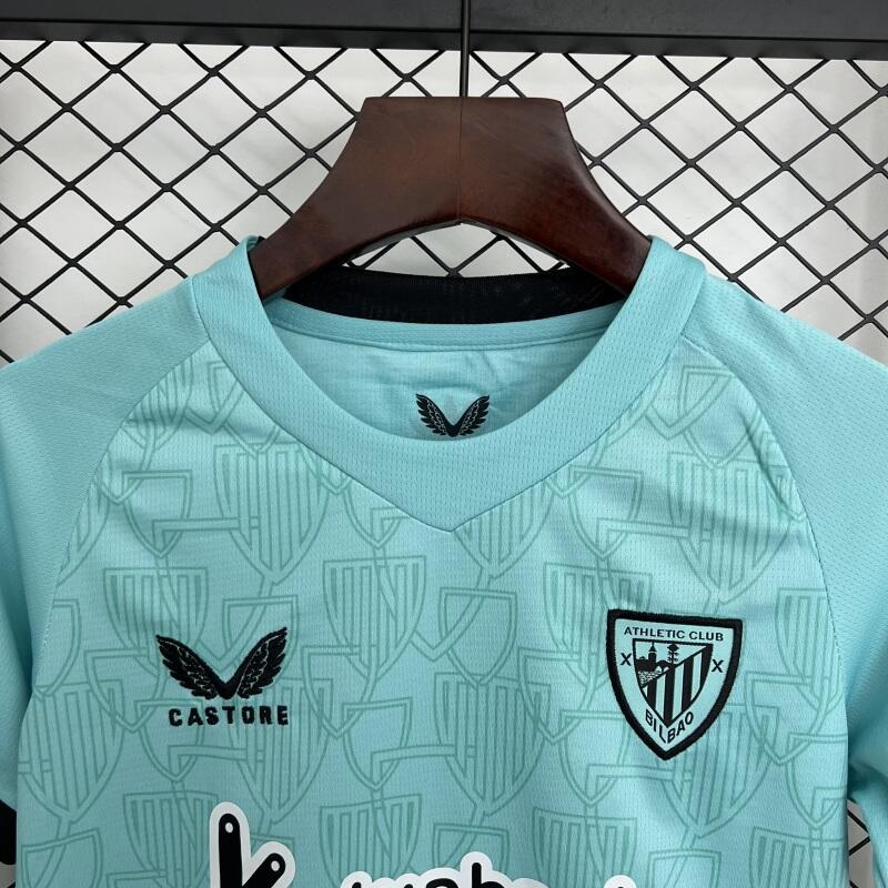 2025-26 Kids Athletic Bilbao Third Away Size Football jersey
