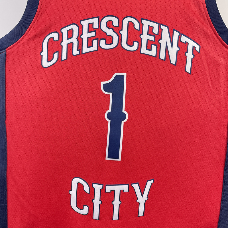 2024 NBA New Orleans Pelicans 1 WILLIAMSON Basketball Jersey