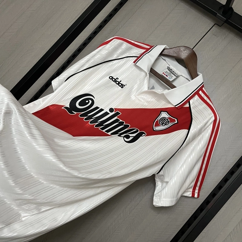 Retro 1995-96 River Plate Home football jersey retro