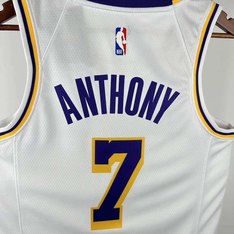 2023 NBA Lakers 7 ANTHONY Basketball Jersey