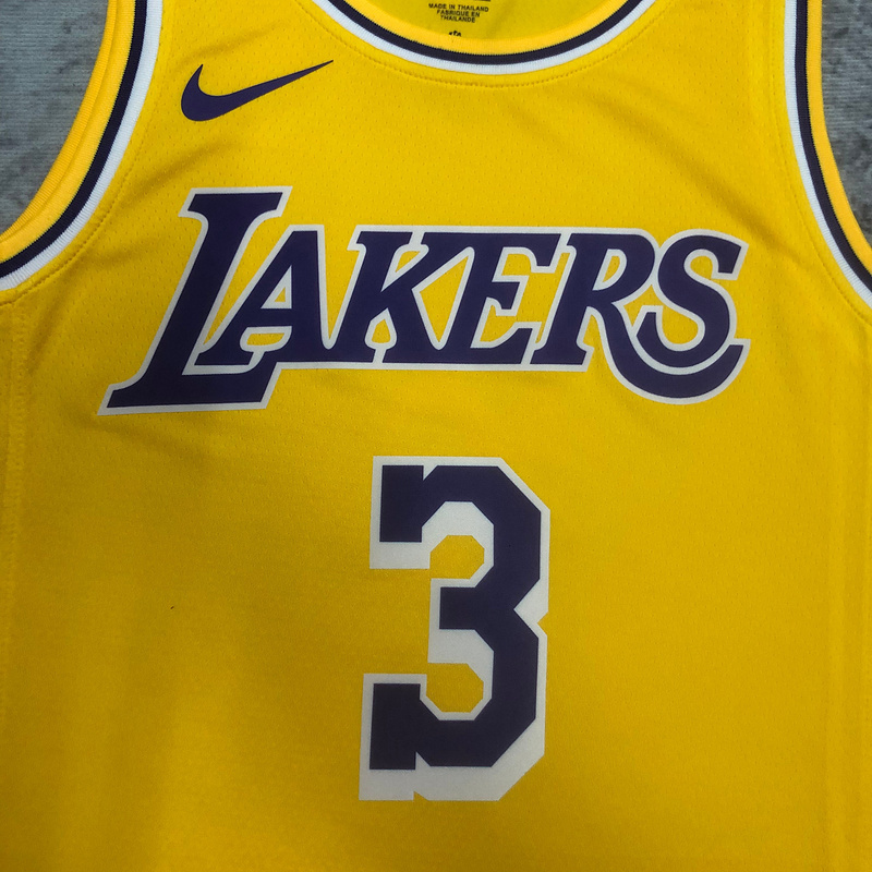 2023 NBA Lakers 3 DAVIS Basketball Jersey
