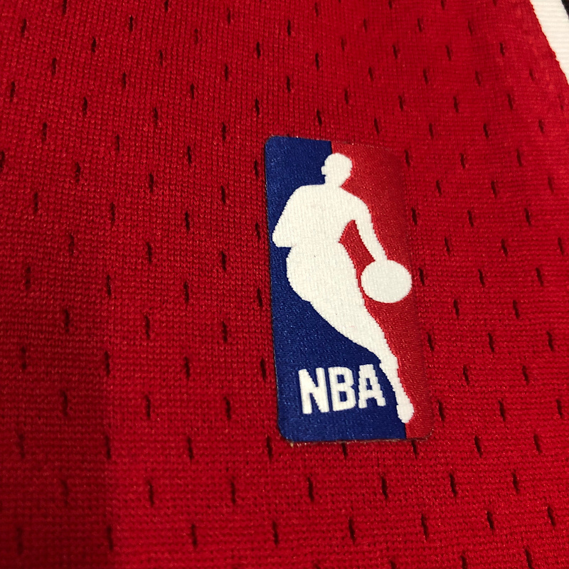 1997-98 NBA Chicago Bulls 23 JORDAN Red Basketball Jersey