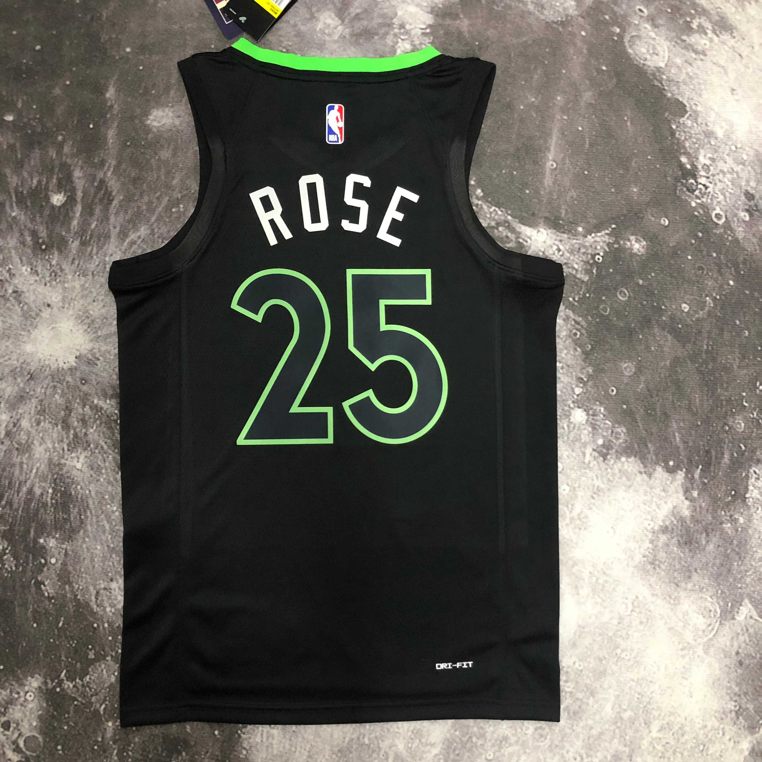 2023 NBA Minnesota Timberwolves 25 Rose Basketball Jersey