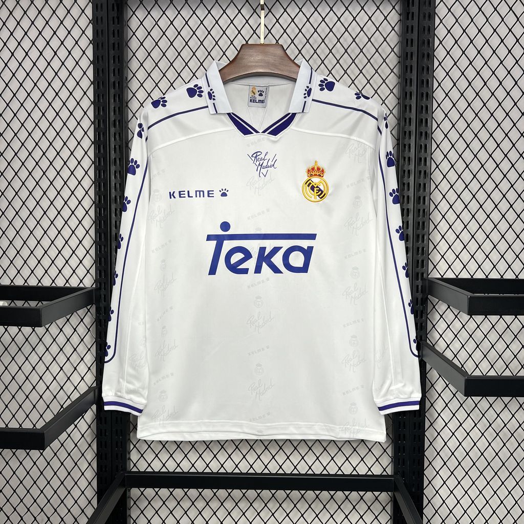 Retro 1994-96 Real Madrid Home Football jersey retro