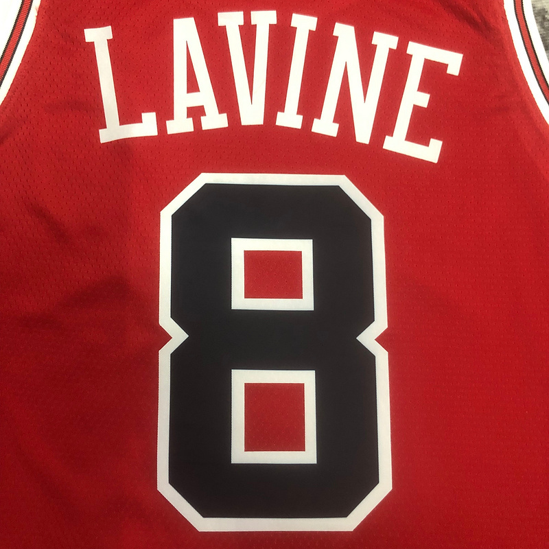 2023 NBA Chicago Bulls (8 LAVINE) Basketball Jersey