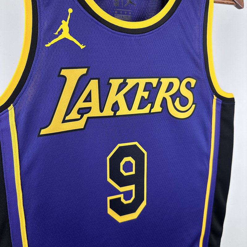 2023 NBA Lakers 9 JAMES JR Basketball Jersey