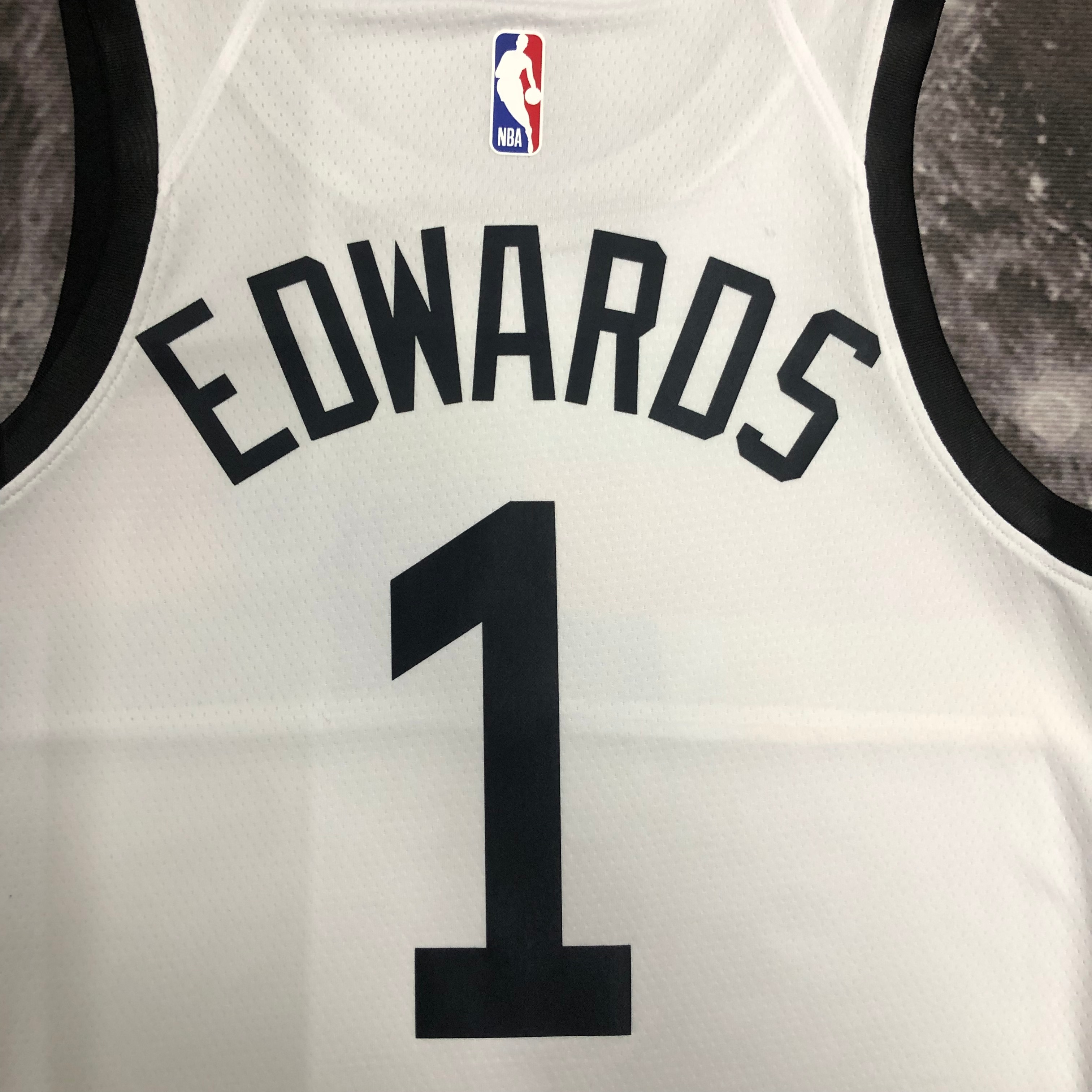 2023 NBA Minnesota Timberwolves 1 Edwards Basketball Jersey