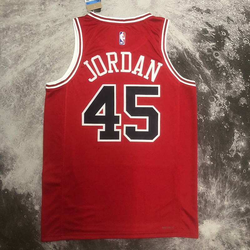 2023 NBA Chicago Bulls (45 JORDAN) Basketball Jersey