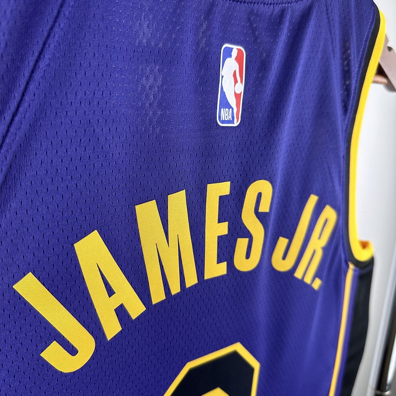 2023 NBA Lakers 9 JAMES JR Basketball Jersey