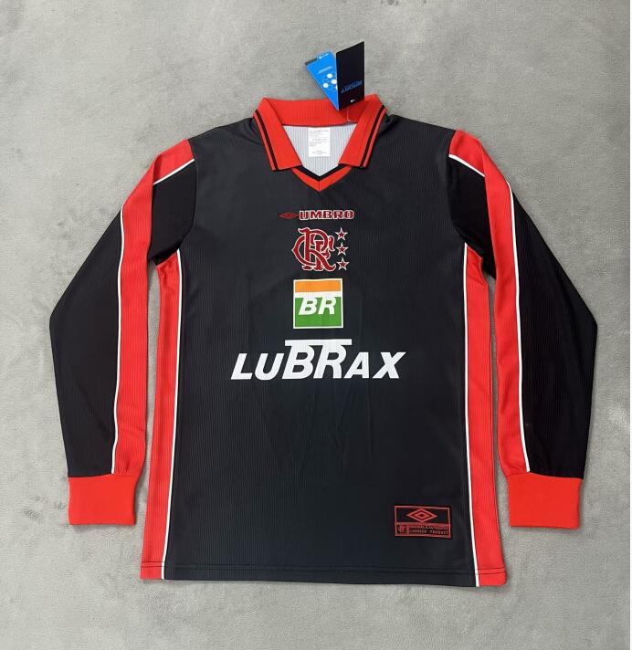 Retro 1999-00 Flamengo Third Away Long Sleeve Football jersey retro