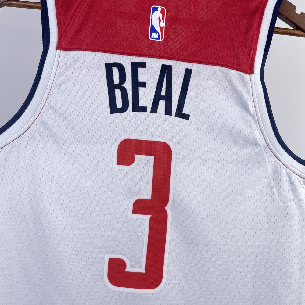 2023 NBA Washington Wizards 3 BEAL Basketball Jersey