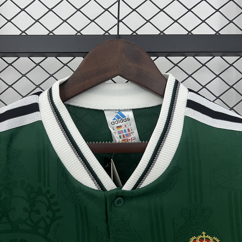 Retro 1999-00 Deportivo La Coruna Away long sleeve Football jersey retro