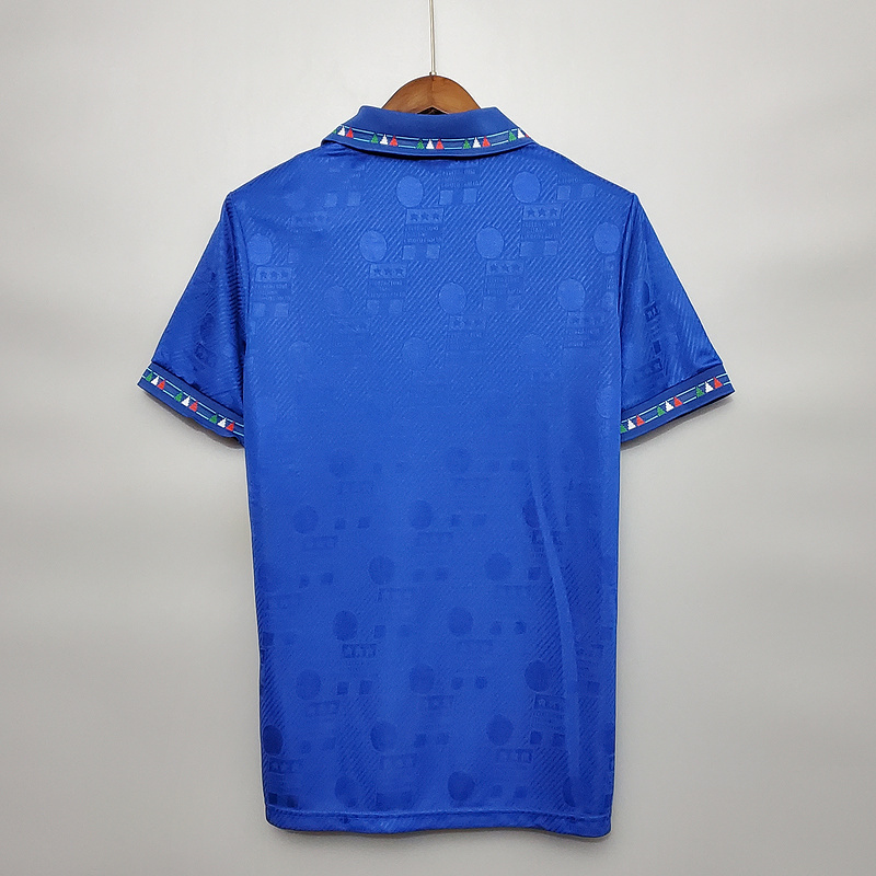 Retro Italy 1994 home  R.BAGGIO MALDINI Football jersey retro