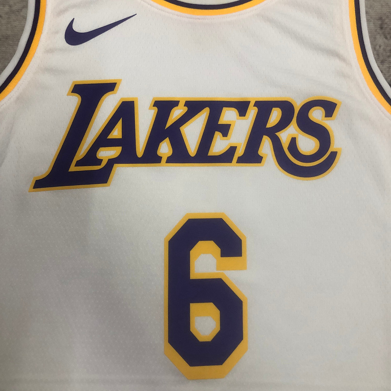 2023 NBA Lakers 6 JAMES Basketball Jersey