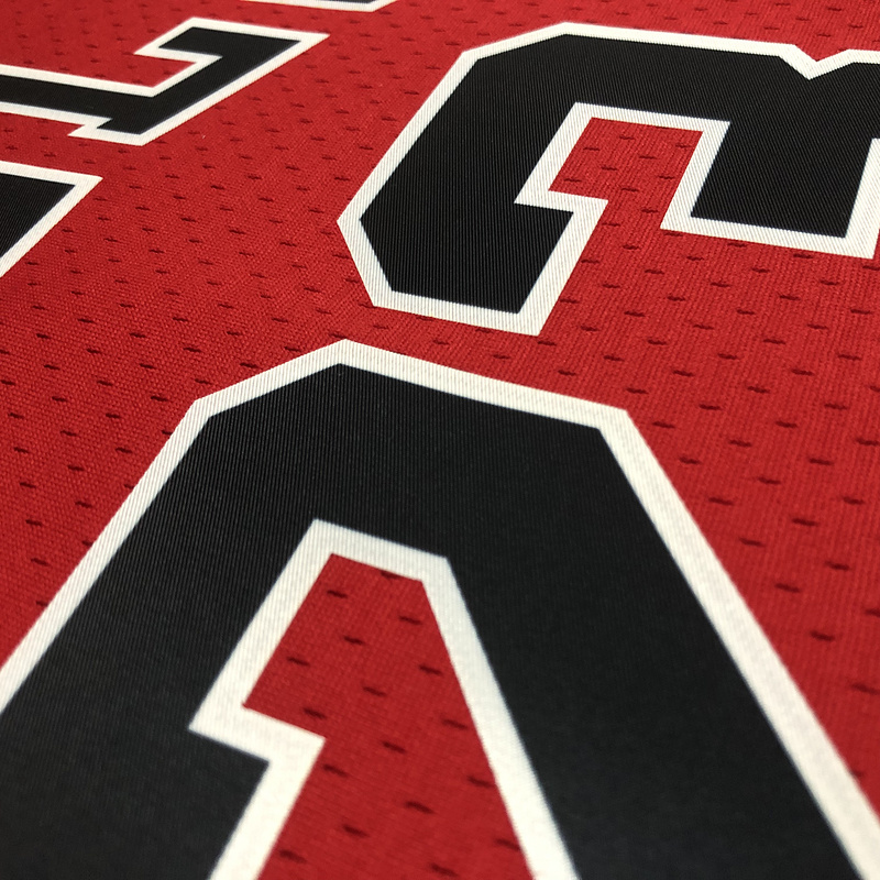 1997-98 NBA Chicago Bulls 23 JORDAN Red Basketball Jersey