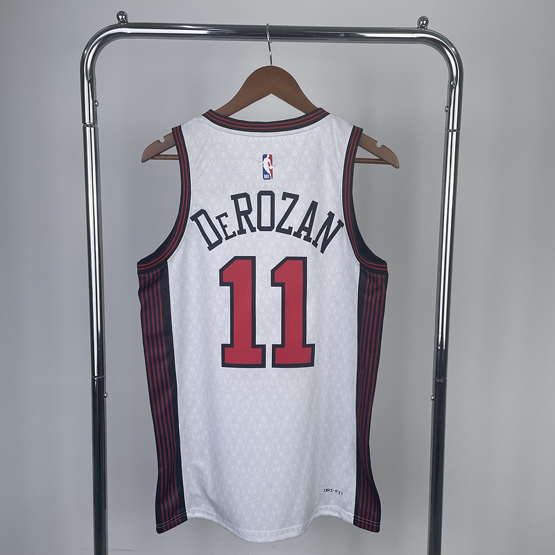 2023 NBA Chicago Bulls (11 DEROZAN) Basketball Jersey