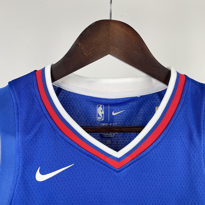 2023 NBA LA Clippers kids 0 WESTBROOK Basketball Jersey