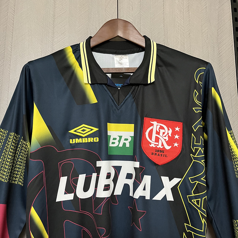 Retro 1997 Flamengo Long Sleeve Football jersey retro