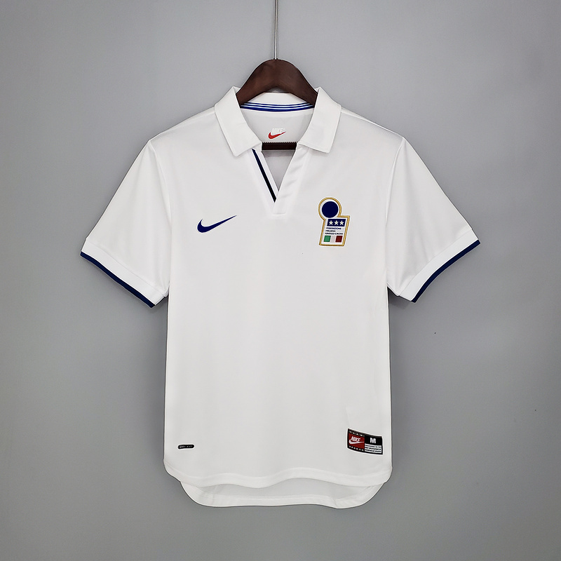Retro Italy 1998 away VIERI MALDINI BAGGIO DEL PIERO PESSOTTO  Football jersey retro